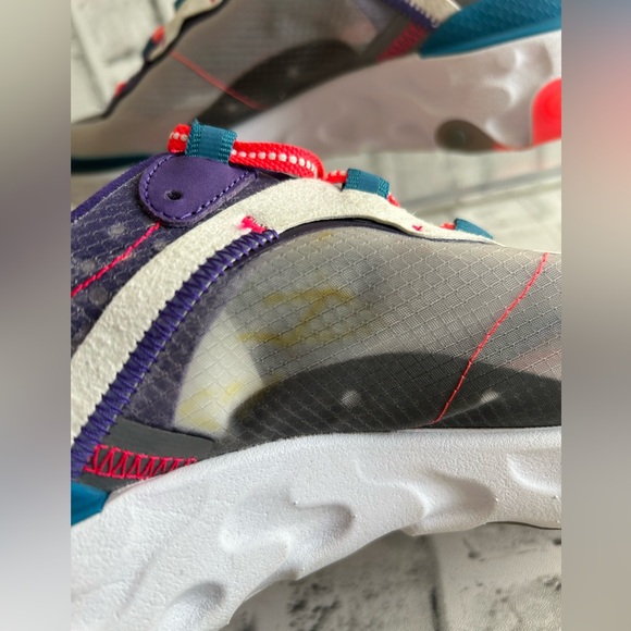 Nike React Element 87 Red Orbit CJ6897-061 Size 9 Men 10.5 Women - Picture 7 of 14